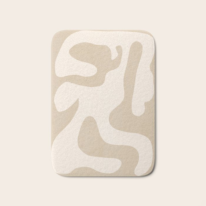 Modern Abstract Shapes 75 Bath Mat Gallery Image 1