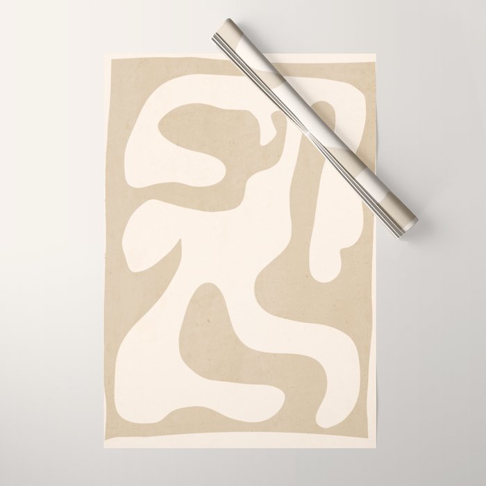 Modern Abstract Shapes 75 Wrapping Paper Gallery Image 1