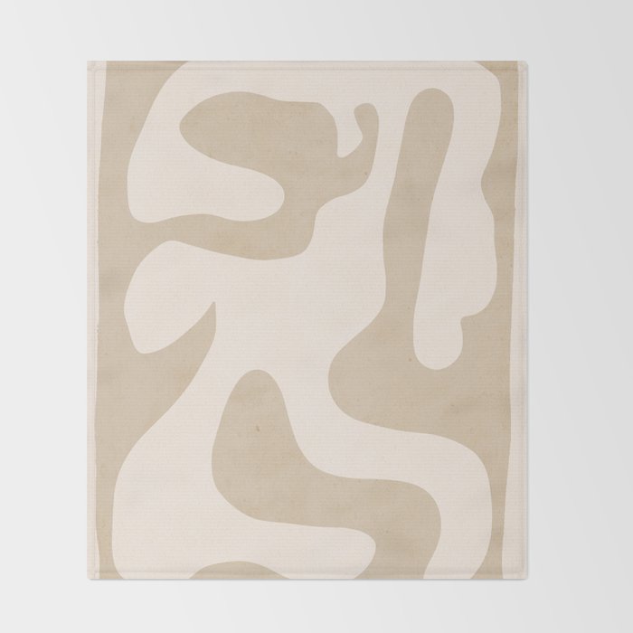Modern Abstract Shapes 75 Throw Blanket Gallery Image 2