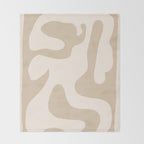 Modern Abstract Shapes 75 Throw Blanket Gallery Image 2