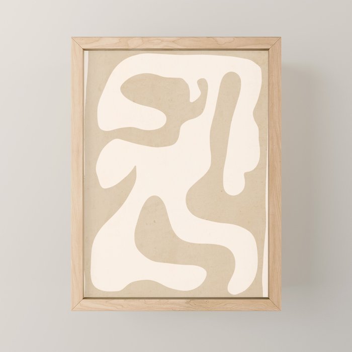 Modern Abstract Shapes 75 Mini Art Print Gallery Image 1
