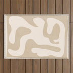 Modern Abstract Shapes 75 Outdoor Rug Gallery Image 1