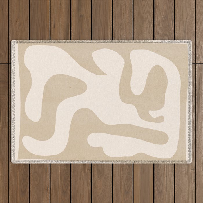 Modern Abstract Shapes 75 Outdoor Rug Gallery Image 1