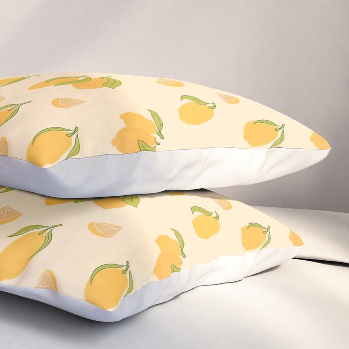 Amalfi Coast Lemons Pillow Sham Gallery Image 3