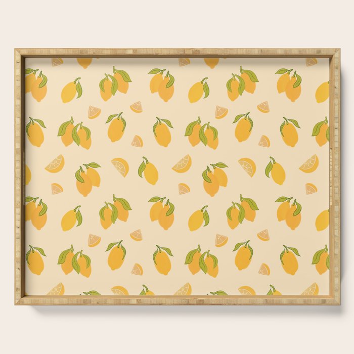 Amalfi Coast Lemons Serving Tray Gallery Image 1