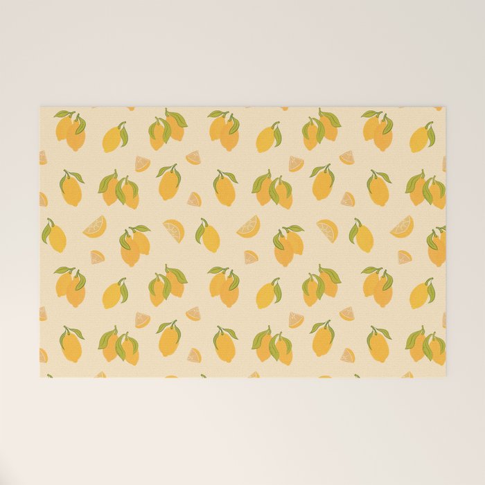 Amalfi Coast Lemons Welcome Mat Gallery Image 1