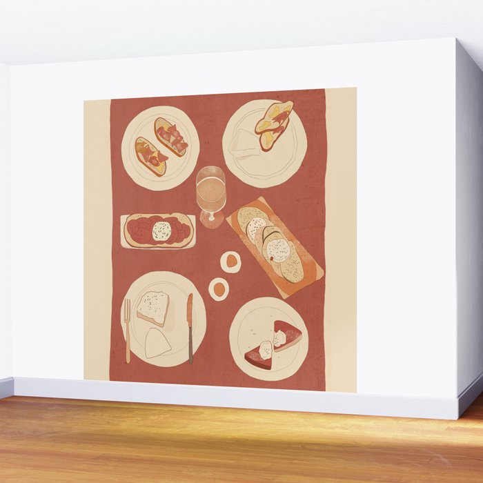 Breakfast 2 Wall Mural Gallery Image 2