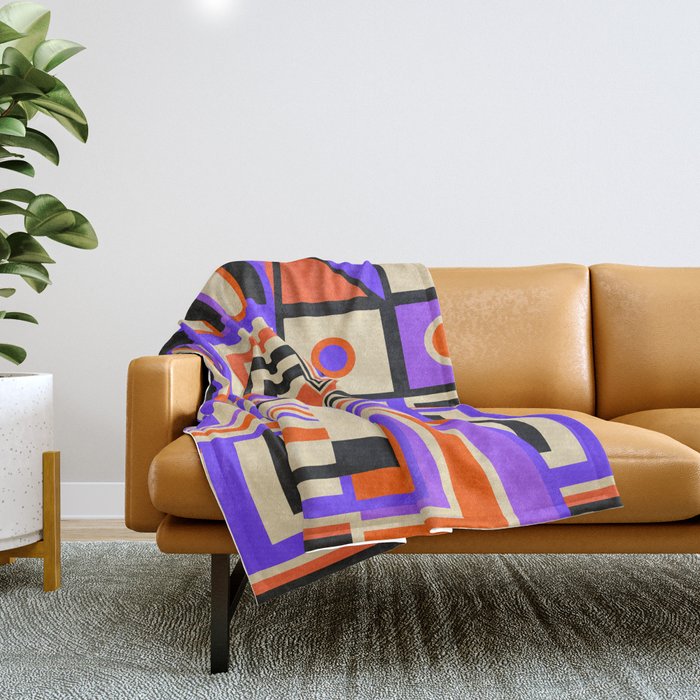 Purple Island Throw Blanket Gallery Image 1