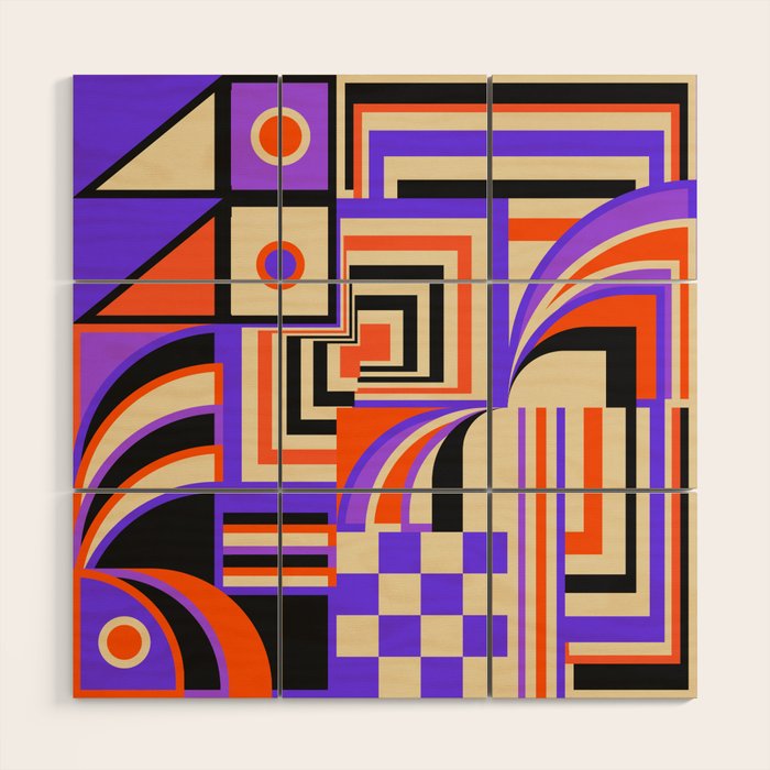 Purple Island Wood Wall Art Gallery Image 1