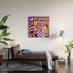 Purple Island Wood Wall Art Gallery Image 2