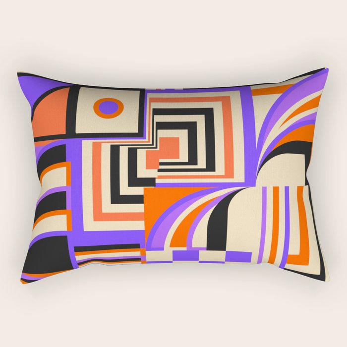 Purple Island Rectangular Pillow Gallery Image 1