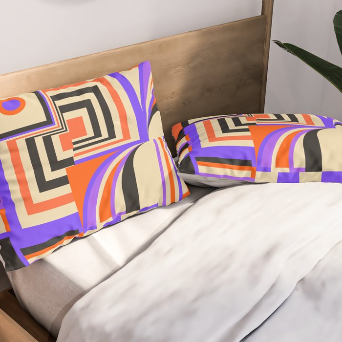 Purple Island Pillow Sham Gallery Image 2