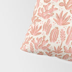 Cactus Desert - pink and copper Pillow Sham Gallery Image 4