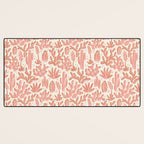 Cactus Desert - pink and copper Desk Mat Gallery Image 3