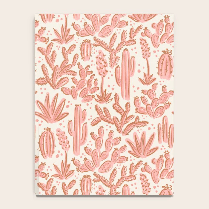Cactus Desert - pink and copper Notebook Gallery Image 4