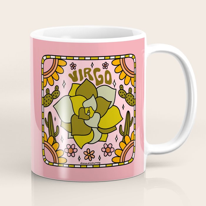 Virgo Cactus Coffee Mug Gallery Image 1