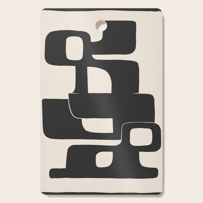 Modern Abstract Shapes 108 Cutting Board Gallery Image 1