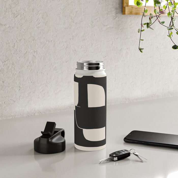 Modern Abstract Shapes 108 Water Bottle Gallery Image 4