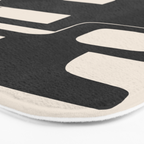 Modern Abstract Shapes 108 Bath Mat Gallery Image 3