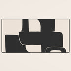 Modern Abstract Shapes 108 Desk Mat Gallery Image 3