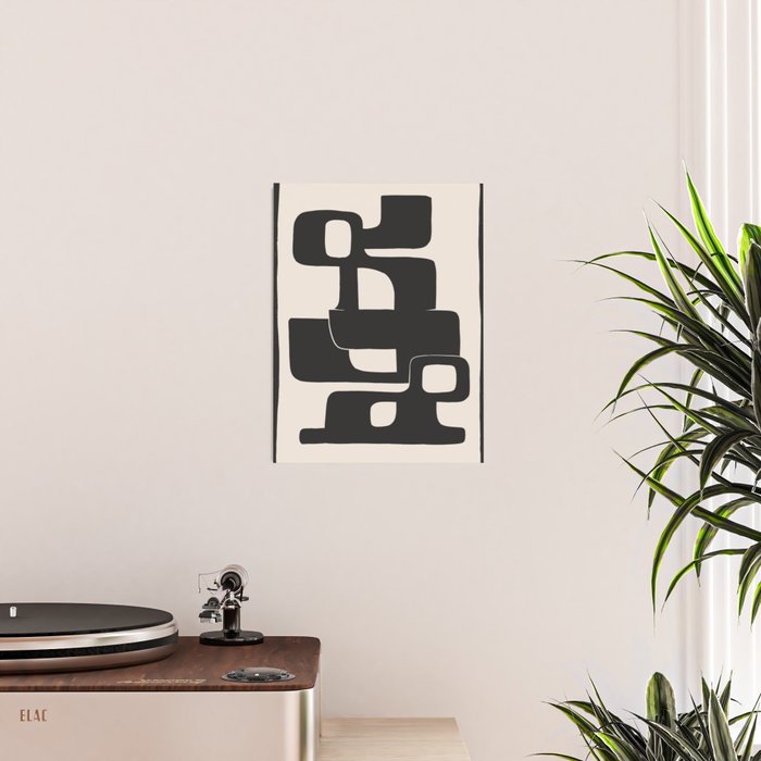 Modern Abstract Shapes 108 Poster Gallery Image 2
