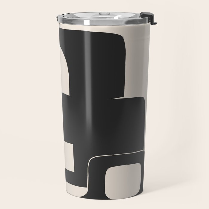 Modern Abstract Shapes 108 Travel Mug Gallery Image 2