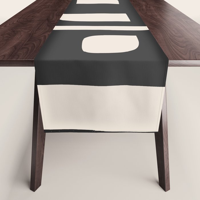 Modern Abstract Shapes 108 Table Runner Gallery Image 1