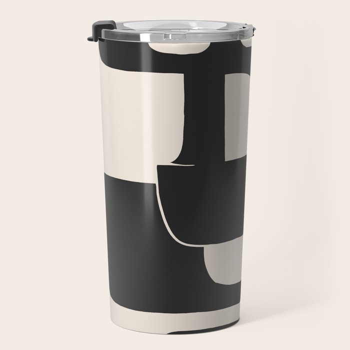 Modern Abstract Shapes 108 Travel Mug Gallery Image 3