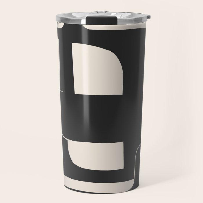 Modern Abstract Shapes 108 Travel Mug Gallery Image 1