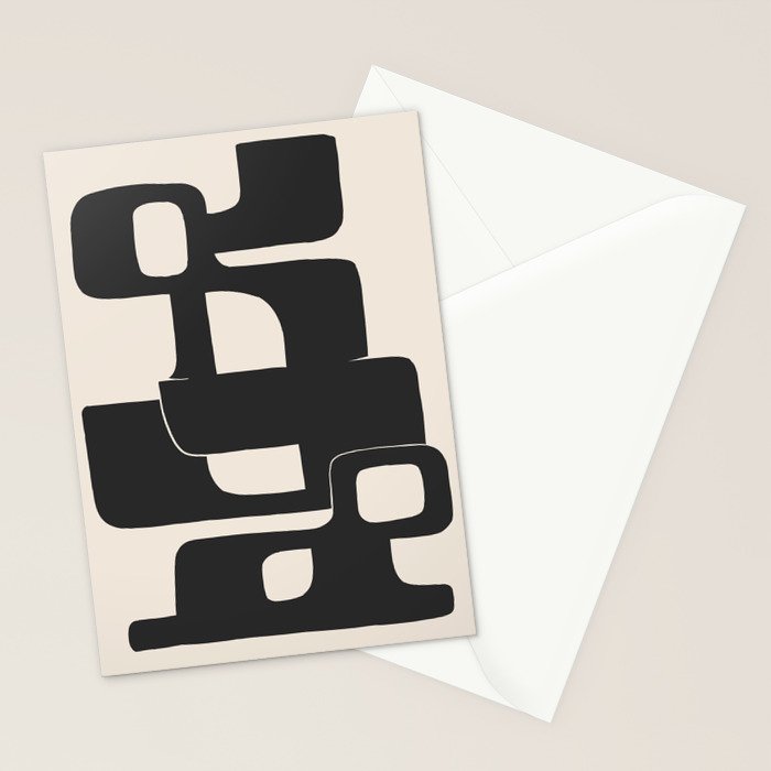 Modern Abstract Shapes 108 Stationery Card Gallery Image 2