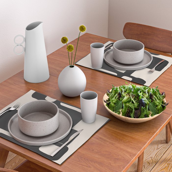 Modern Abstract Shapes 108 Placemat Gallery Image 2