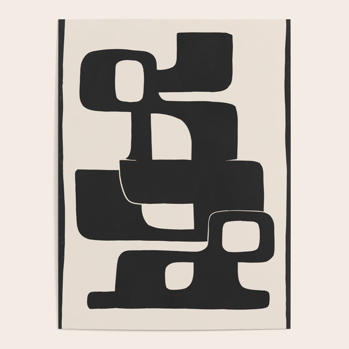 Modern Abstract Shapes 108 Poster Gallery Image 4