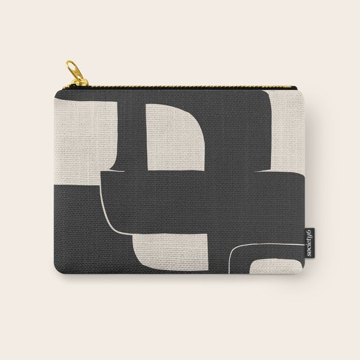 Modern Abstract Shapes 108 Carry All Pouch Gallery Image 1