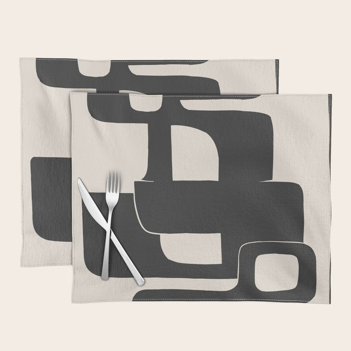 Modern Abstract Shapes 108 Placemat Gallery Image 1
