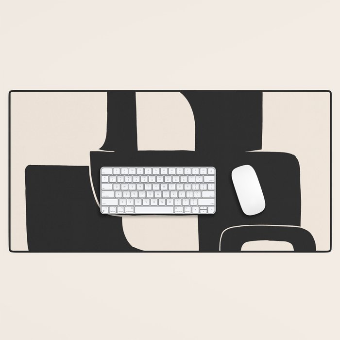 Modern Abstract Shapes 108 Desk Mat Gallery Image 1