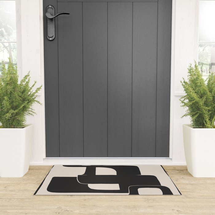 Modern Abstract Shapes 108 Welcome Mat Gallery Image 3