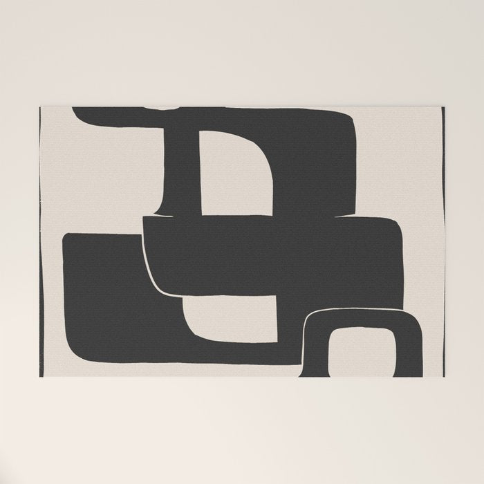 Modern Abstract Shapes 108 Welcome Mat Gallery Image 1