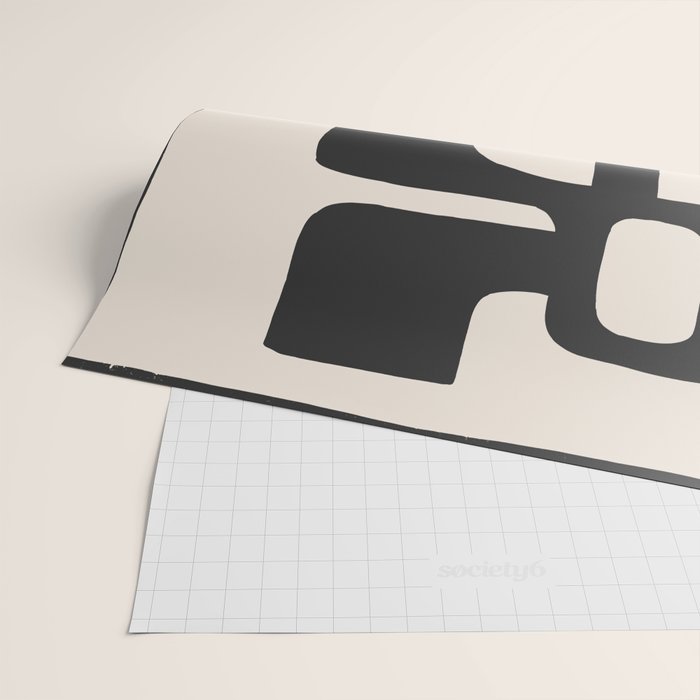 Modern Abstract Shapes 108 Wrapping Paper Gallery Image 2