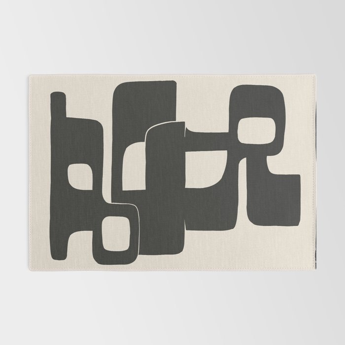 Modern Abstract Shapes 108 Rug Gallery Image 2