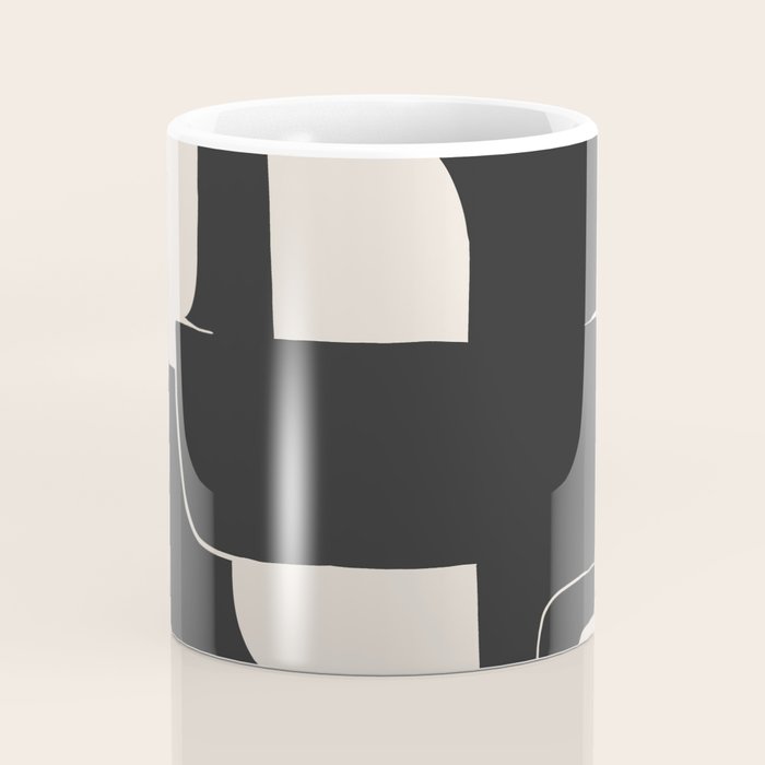 Modern Abstract Shapes 108 Coffee Mug Gallery Image 4