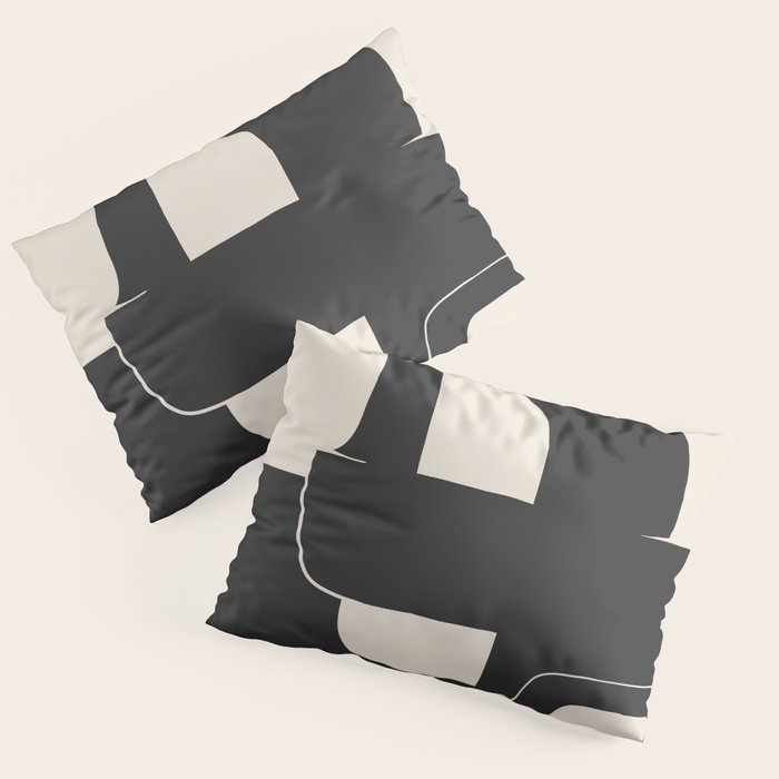 Modern Abstract Shapes 108 Pillow Sham Gallery Image 3