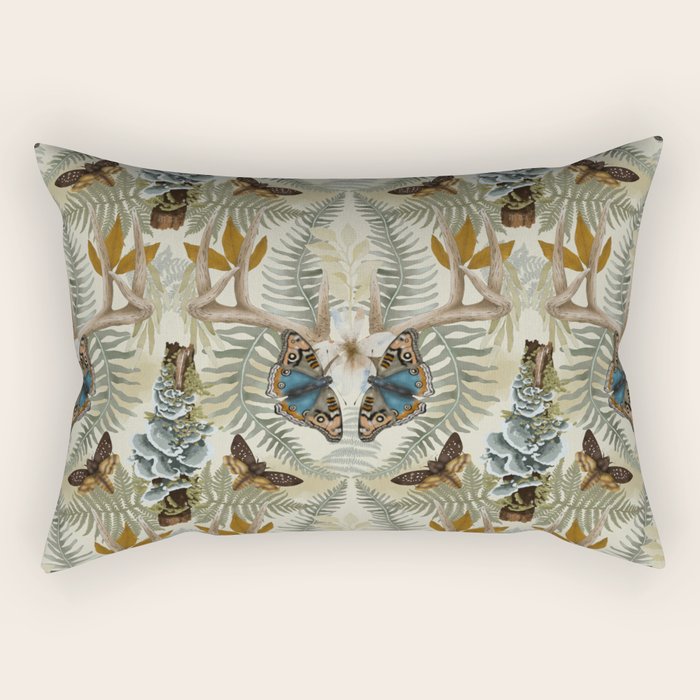 Lush boho forest C Rectangular Pillow Gallery Image 2