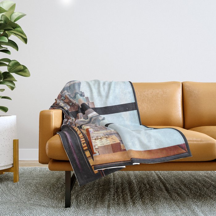 New York City Window Views Throw Blanket Gallery Image 1