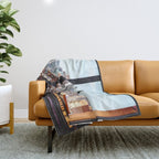 New York City Window Views Throw Blanket Gallery Image 1