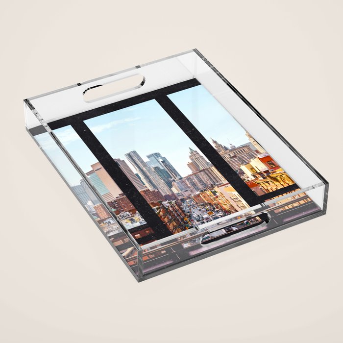 New York City Window Views Acrylic Tray Gallery Image 1