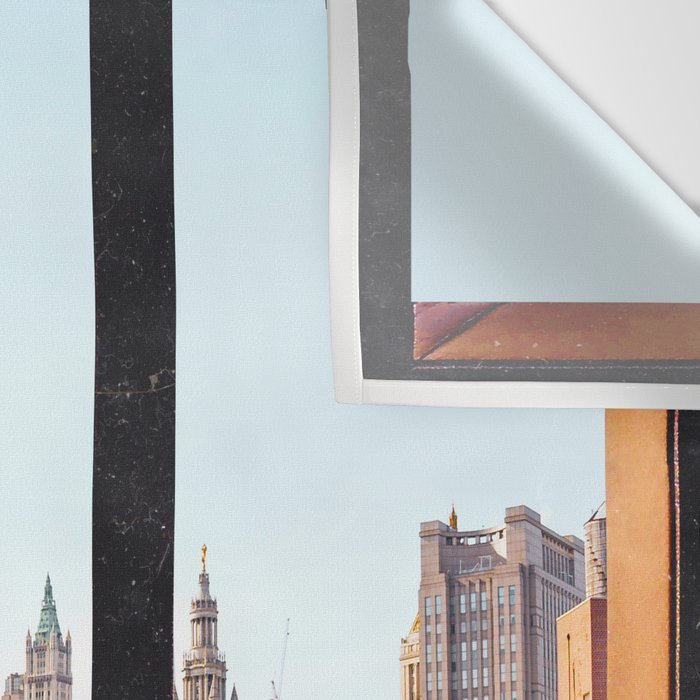 New York City Window Views Wall Tapestry Gallery Image 3