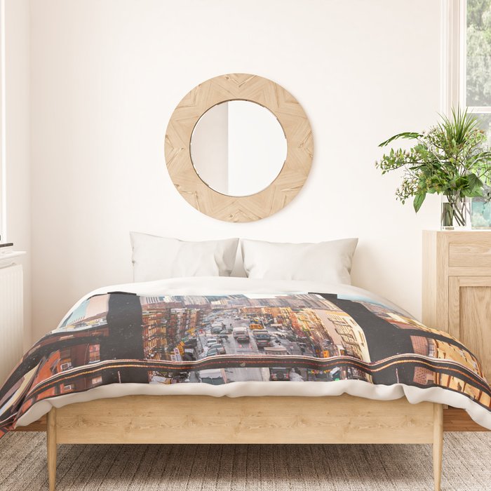 New York City Window Views Duvet Cover Gallery Image 3