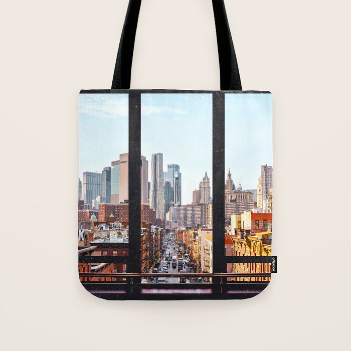 New York City Window Views Tote Bag Gallery Image 1