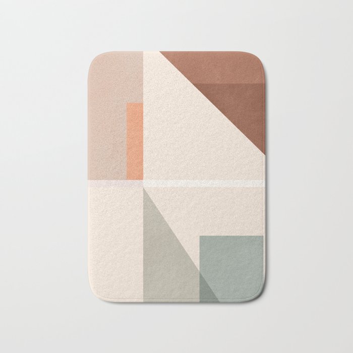 Abstract Geometric 16 Bath Mat Gallery Image 1