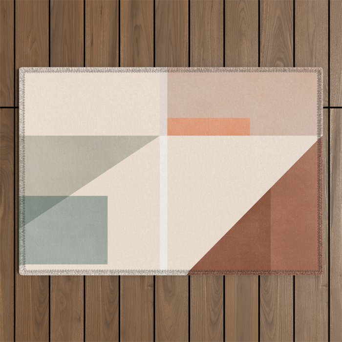 Abstract Geometric 16 Outdoor Rug Gallery Image 1